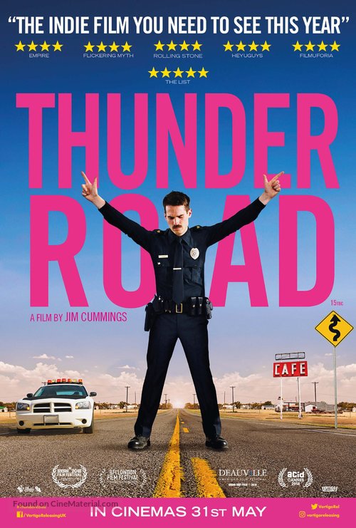 Thunder Road - British Movie Poster