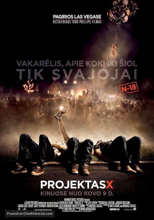 Project X - Lithuanian Movie Poster