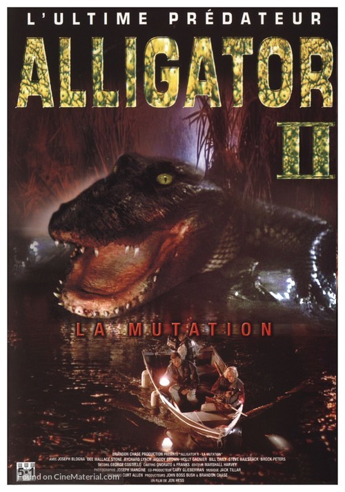 Alligator II: The Mutation - French Movie Poster
