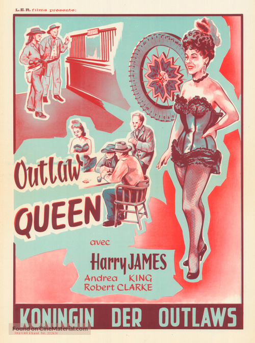 Outlaw Queen - Belgian Movie Poster
