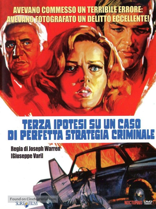 Terza ipotesi su un caso di perfetta strategia criminale - Italian DVD movie cover