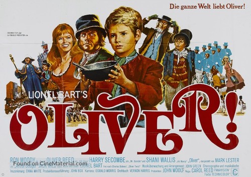 Oliver! - German Movie Poster