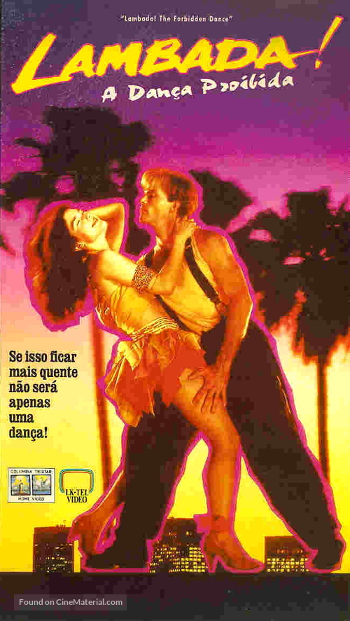 The Forbidden Dance - Brazilian VHS movie cover