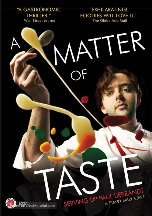 A Matter of Taste: Serving Up Paul Liebrandt - DVD movie cover