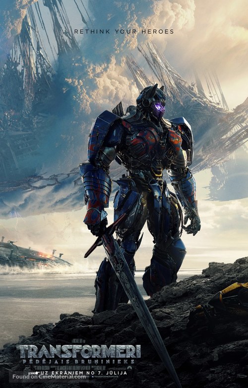 Transformers: The Last Knight - Latvian Movie Poster
