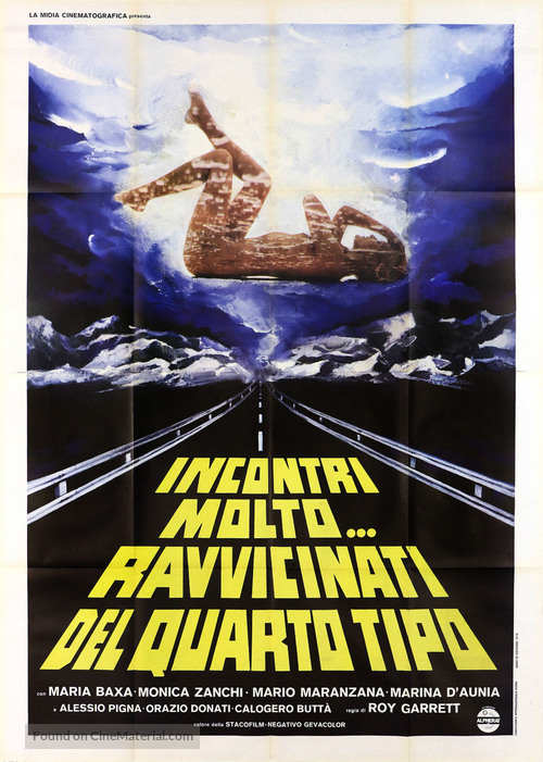 Incontri molto ravvicinati del quarto tipo - Italian Movie Poster