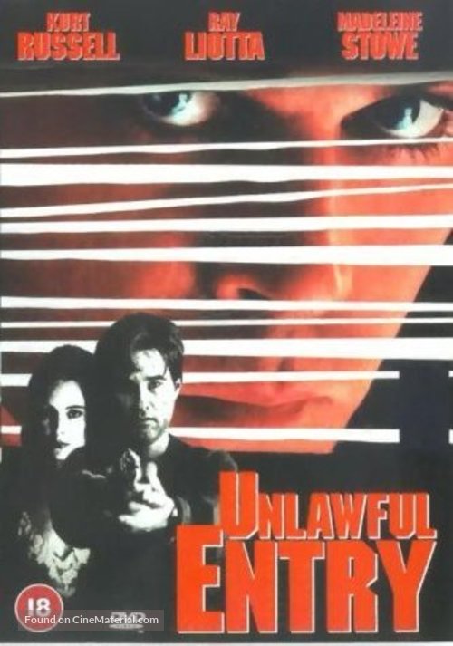 Unlawful Entry - British DVD movie cover