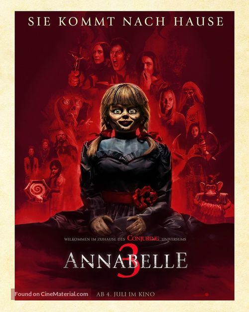 Annabelle Comes Home - German Movie Poster