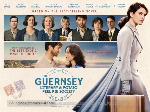 The Guernsey Literary and Potato Peel Pie Society - British Movie Poster
