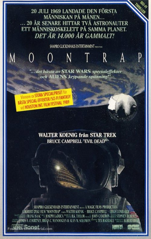 Moontrap - Swedish VHS movie cover