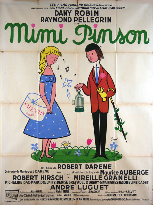 Mimi Pinson - French Movie Poster