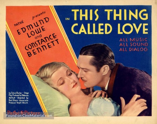 This Thing Called Love - Movie Poster