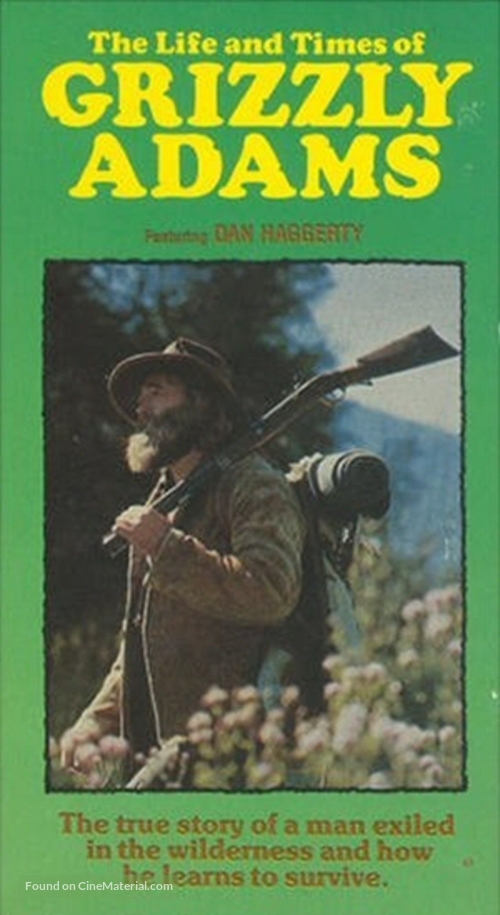 The Life and Times of Grizzly Adams - VHS movie cover