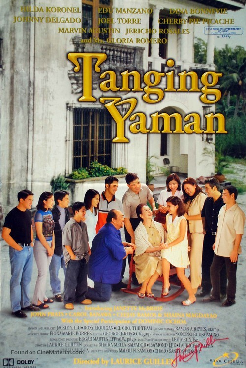 Tanging yaman - Philippine Movie Poster