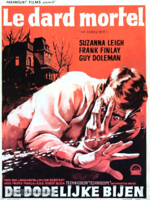 The Deadly Bees - Belgian Movie Poster