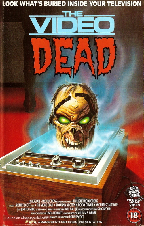 The Video Dead - British VHS movie cover