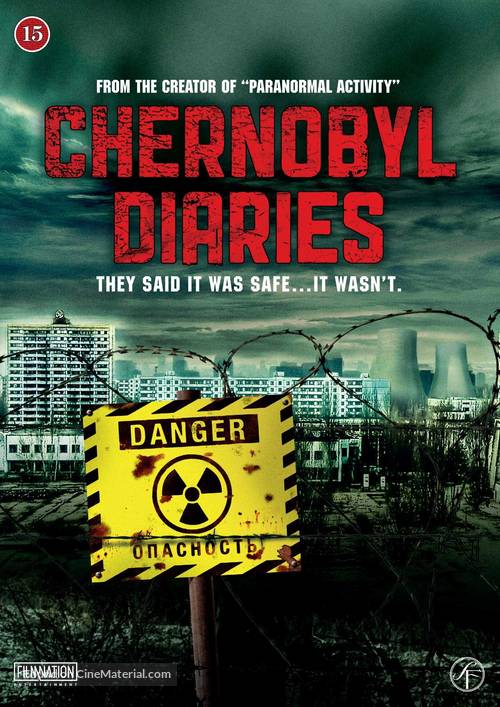 Chernobyl Diaries - Danish DVD movie cover