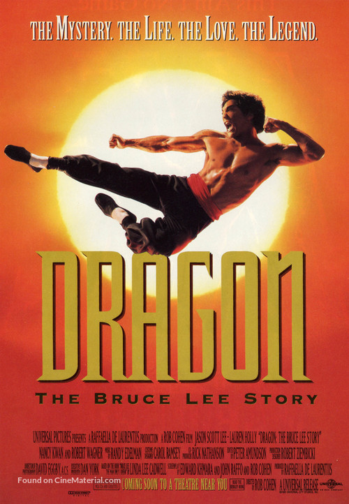 Dragon: The Bruce Lee Story - Movie Poster