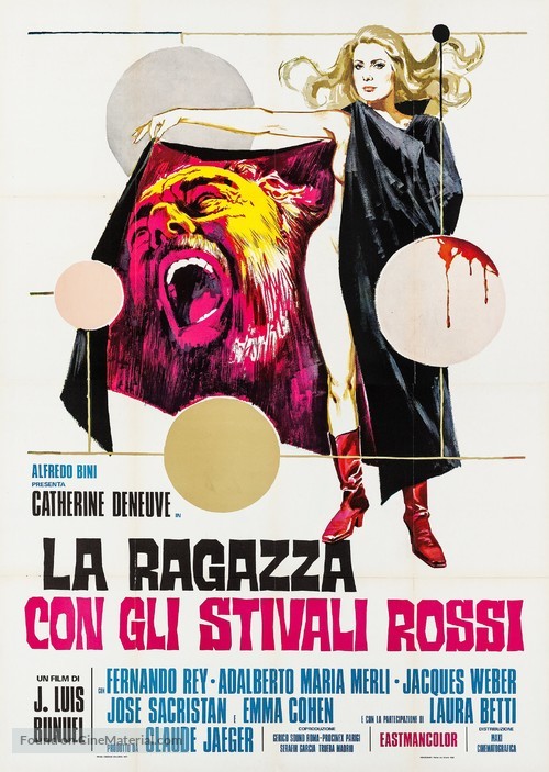 La femme aux bottes rouges - Italian Movie Poster
