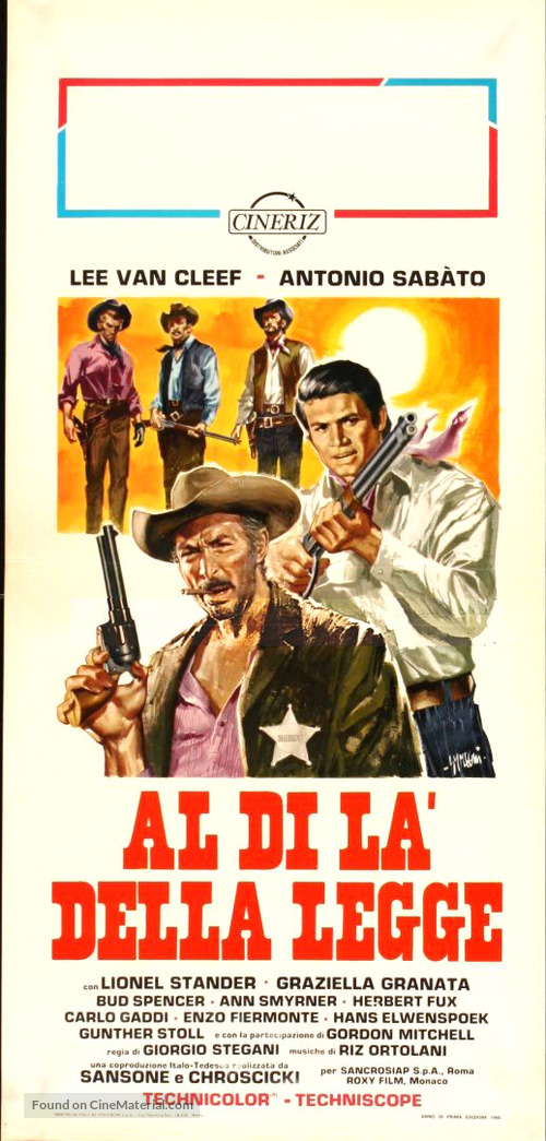 Al di l&agrave; della legge - Italian Movie Poster