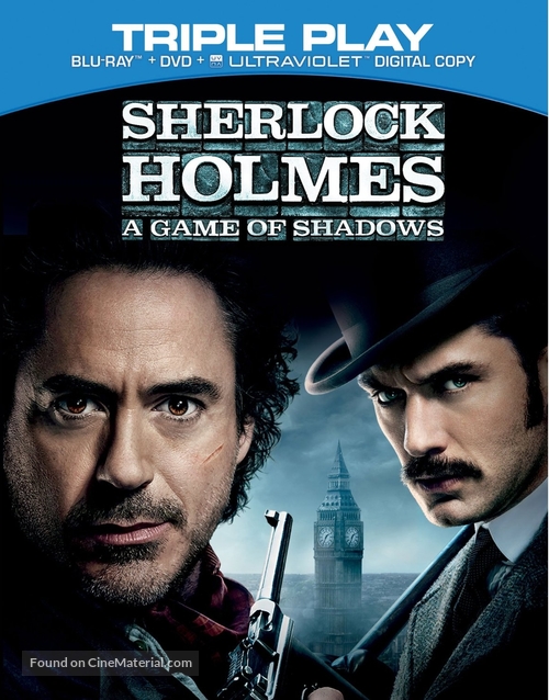 Sherlock Holmes: A Game of Shadows - Blu-Ray movie cover