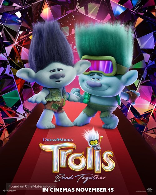 Trolls Band Together (2023) British movie poster