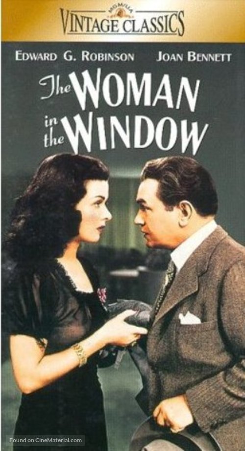 The Woman in the Window - VHS movie cover