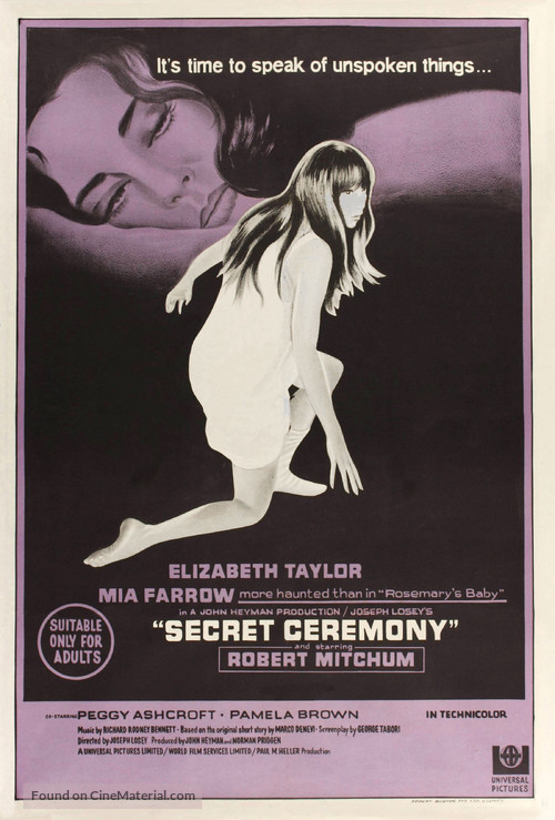 Secret Ceremony - Australian Movie Poster