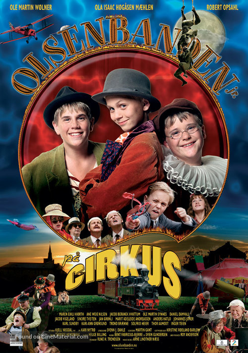 Olsenbanden Junior p&aring; cirkus - Norwegian Movie Poster