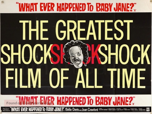 What Ever Happened to Baby Jane? - British Movie Poster