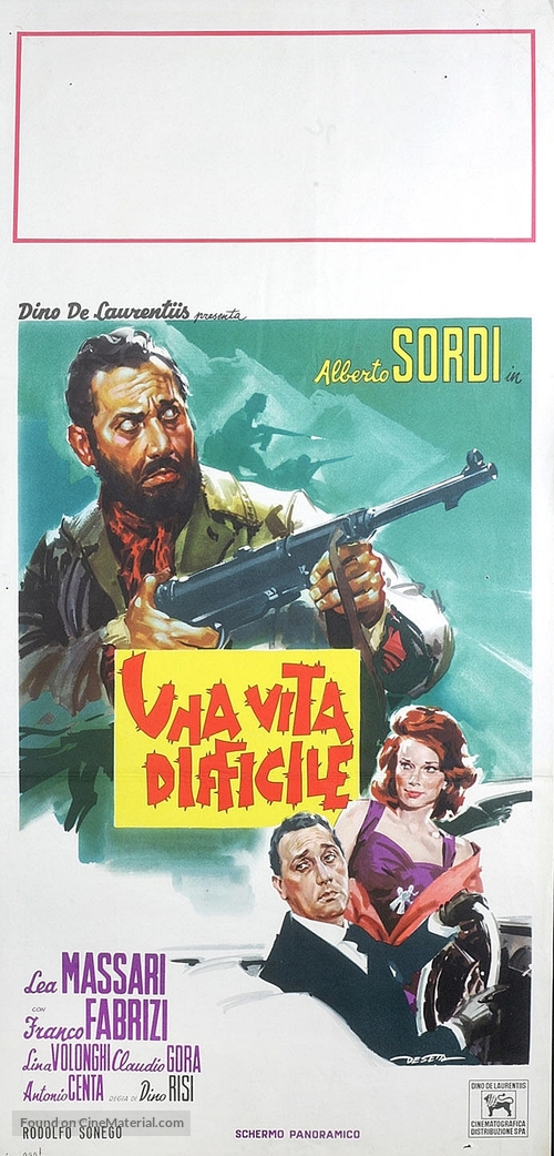Una vita difficile - Italian Movie Poster