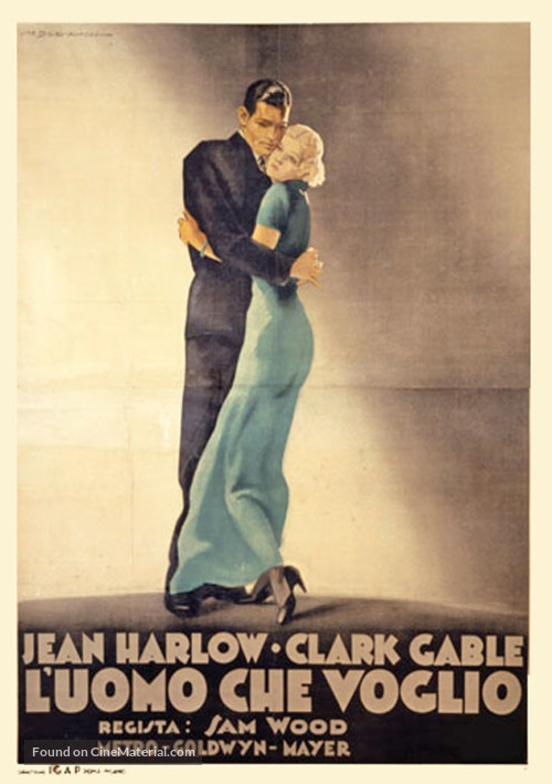 Hold Your Man - Italian Movie Poster