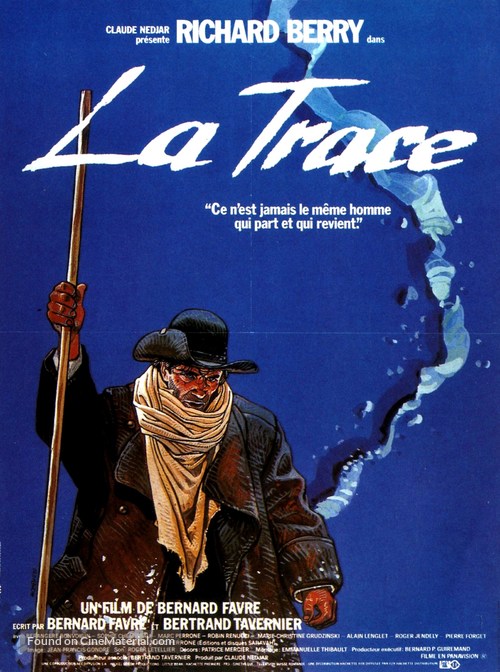 La trace - French Movie Poster