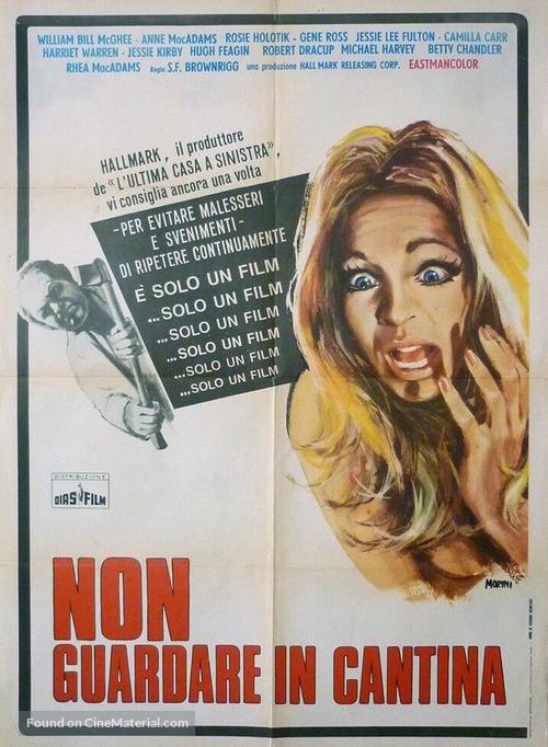 Don&#039;t Look in the Basement - Italian Movie Poster