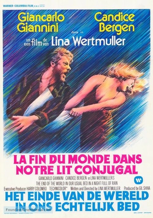 La fine del mondo nel nostro solito letto in una notte piena di pioggia - Belgian Movie Poster
