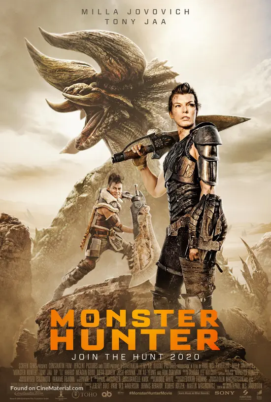 Monster Hunter (2020) International movie poster