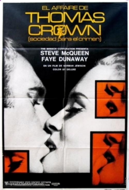 The Thomas Crown Affair - Argentinian Movie Poster