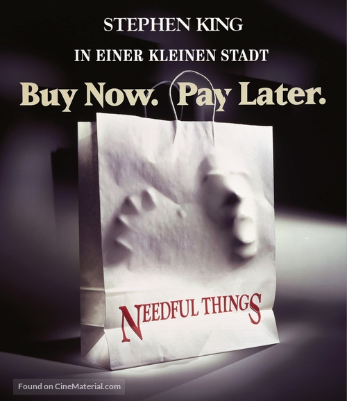 Needful Things - German Blu-Ray movie cover