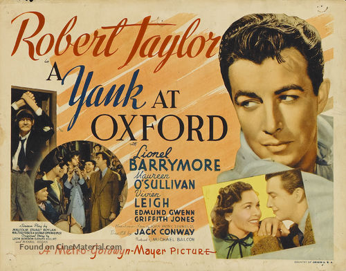 A Yank at Oxford - Movie Poster