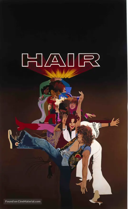 Hair 1979 movie poster Hair 1979 movie poster