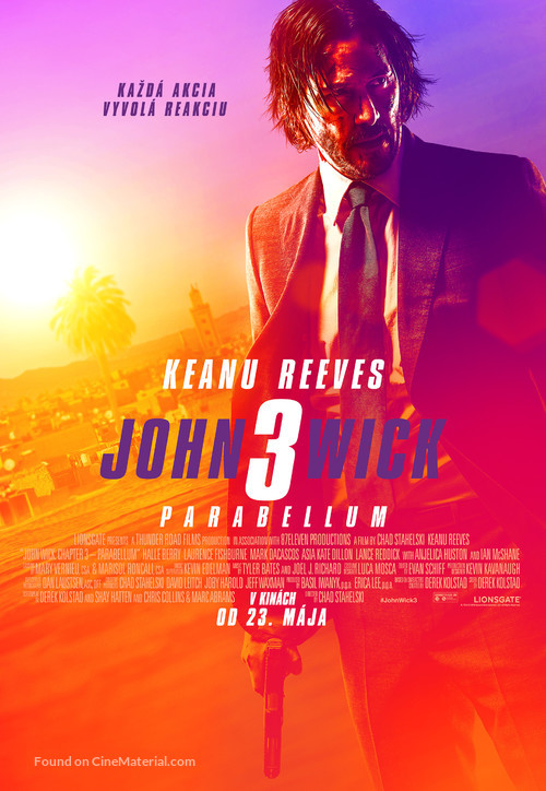 John Wick: Chapter 3 - Parabellum - Slovak Movie Poster