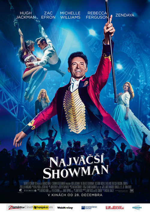 The Greatest Showman - Slovak Movie Poster