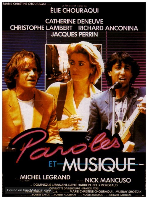 Paroles et musique - French Movie Poster