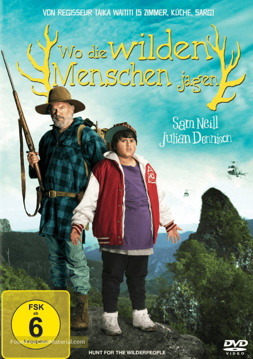 Hunt for the Wilderpeople - German Movie Cover