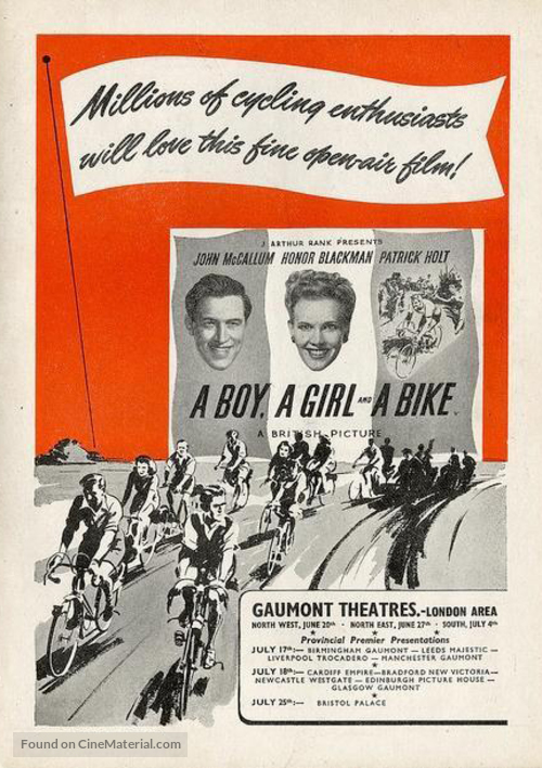 A Boy, a Girl and a Bike - Movie Poster