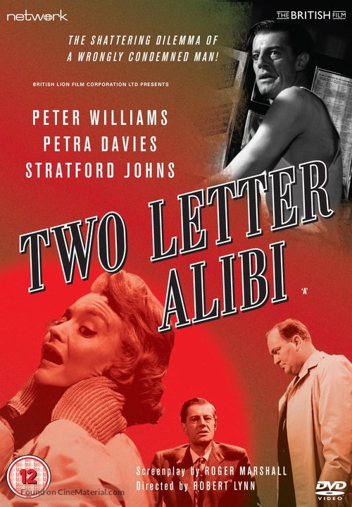 Two Letter Alibi - British DVD movie cover