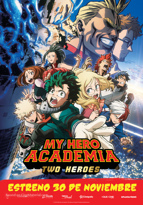 Boku no Hero Academia the Movie - Mexican Movie Poster