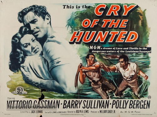 Cry of the Hunted - British Movie Poster