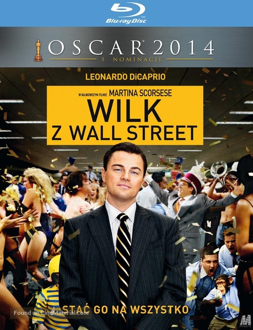 The Wolf of Wall Street - Polish Blu-Ray movie cover