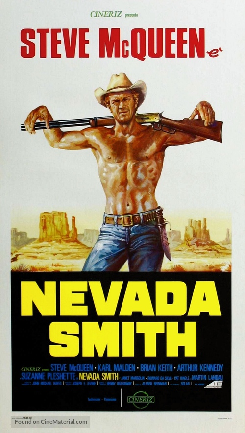 Nevada Smith - Italian Movie Poster